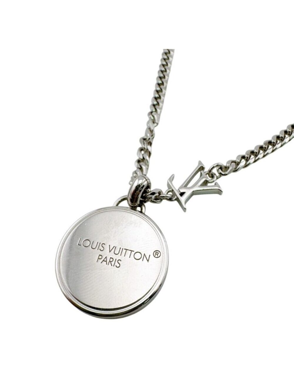 Louis Vuitton Circle Damier St Poule Necklace - Picture 1 of 8